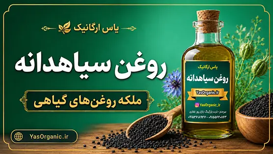 روغن سیاهدانه — ملکه روغن‌های گیاهی | خواص، تیموکینون و مصرف | یاس ارگانیک